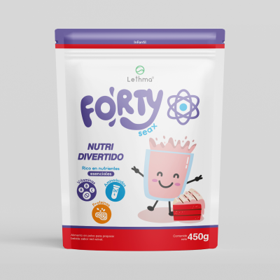 Alimento en polvo para preparar bebida sabor red velvet 450 G