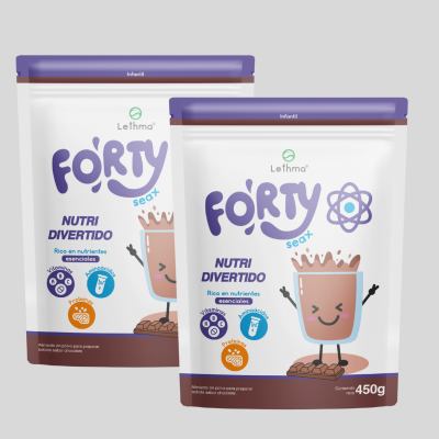 Duo Pack - Alimento en polvo para preparar bebida sabor chocolate 450 G c/u