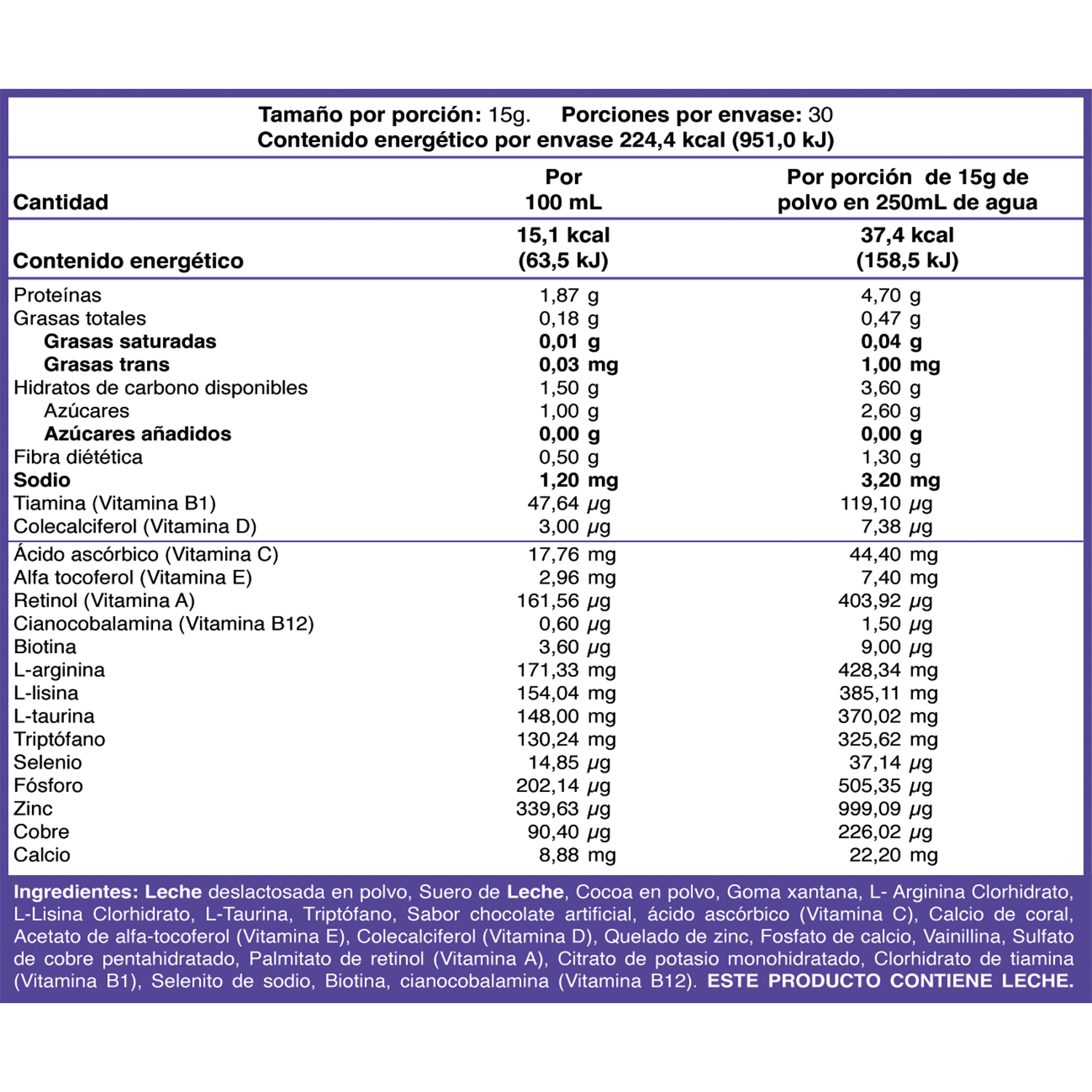 Family Pack - Alimento en polvo para preparar bebida sabor chocolate 450g c/u - Imagen 7